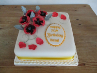 Birthday-99 Poppies-Hazel