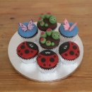 Birthday-47 - bug cup cakes