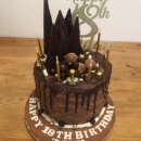 Birthday- 205 - chocolate-cake-with-triangles