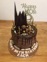 Birthday- 205 - chocolate-cake-with-triangles