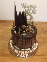 Birthday- 163 - -chocolate-cake-with-triangles